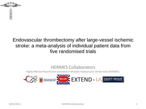 hermes stroke|thrombectomy stroke.